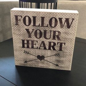 Follow Your Heart Wall Decor